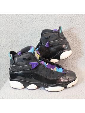 Nike Air Jordan 323419-001 6 Rings GS 'Aqua' Youth Boys 4.5Y